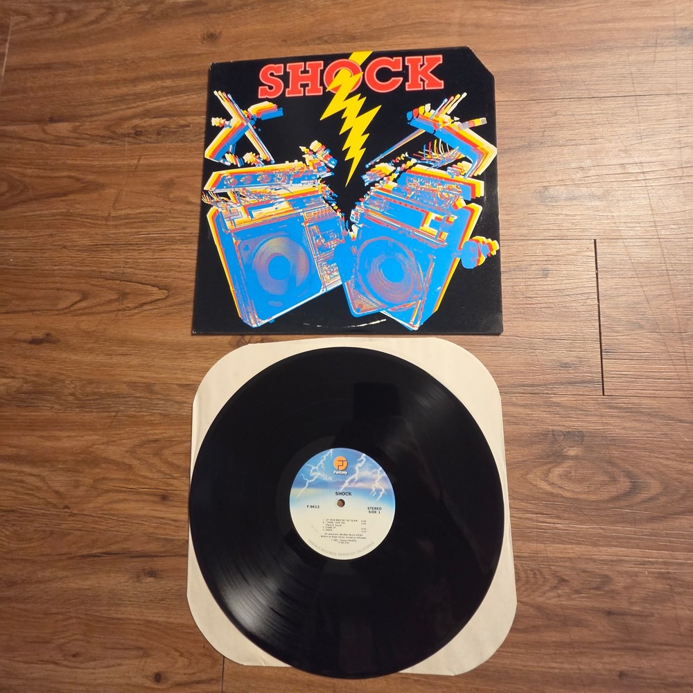 Shock – Self Titled Fantasy Records 1981 F-9613 Vinyl LP PROMO Funk EX EX/EX